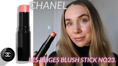 chanel les beiges blush stick 21|Chanel cream blush review.